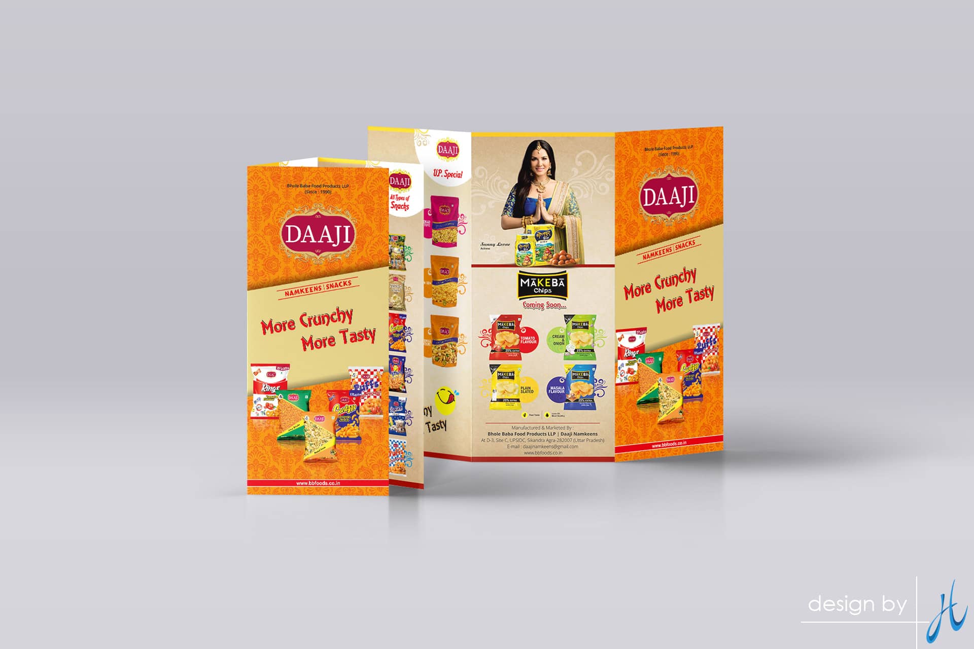 Brand Identity Bhole Baba Food Products LLP