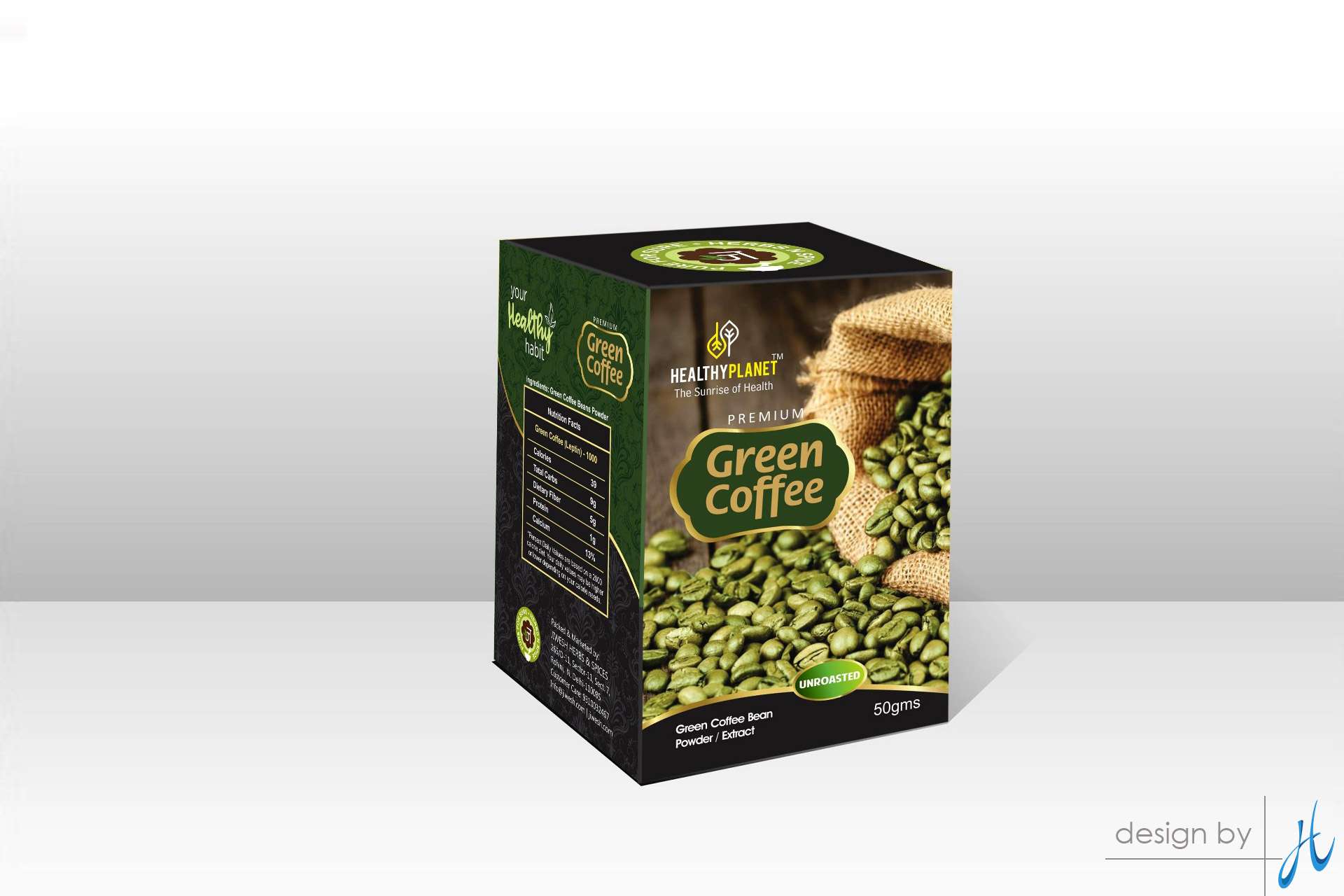 Healthy Planet Green Coffee Box