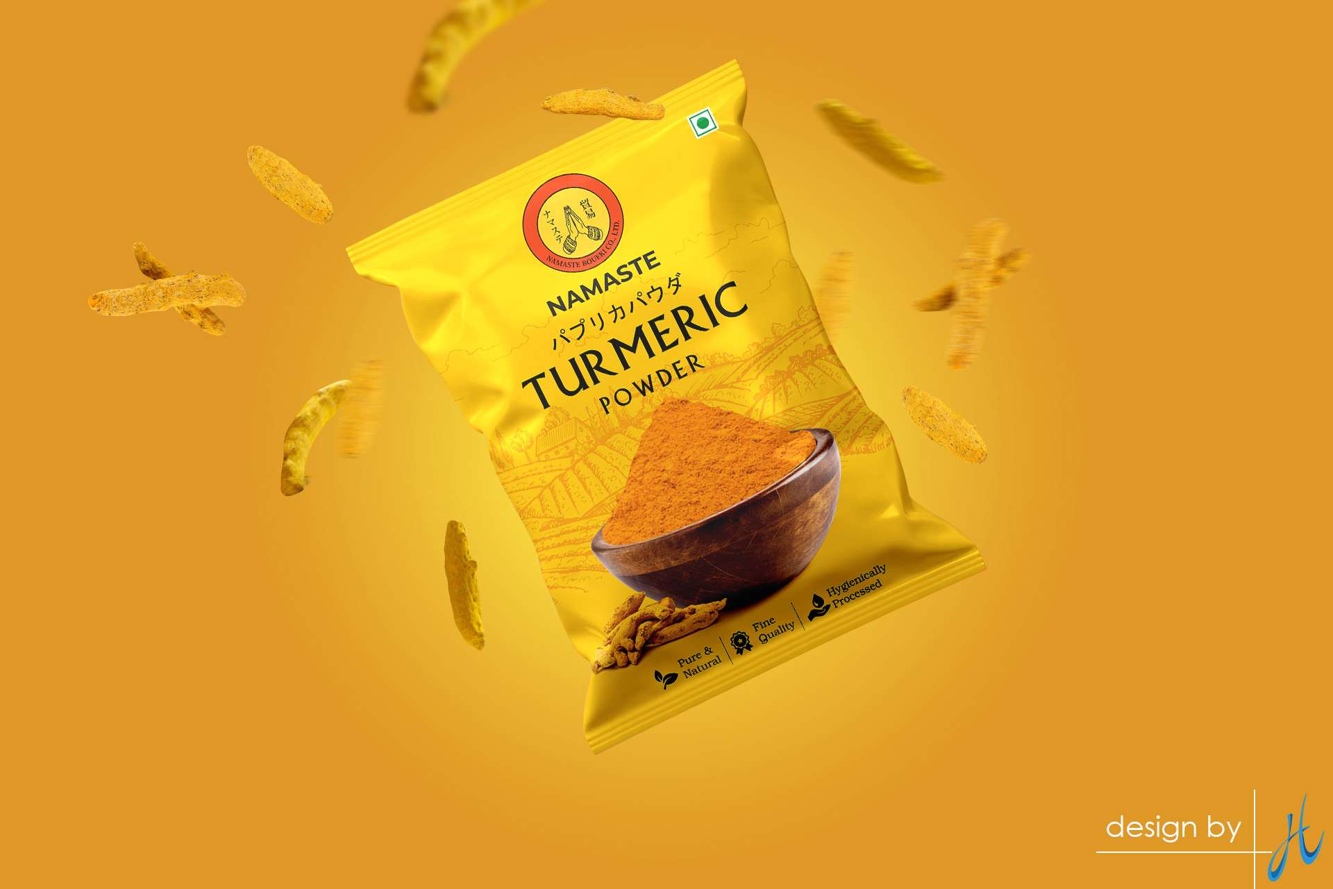 Namste Turmeric Puch Designing